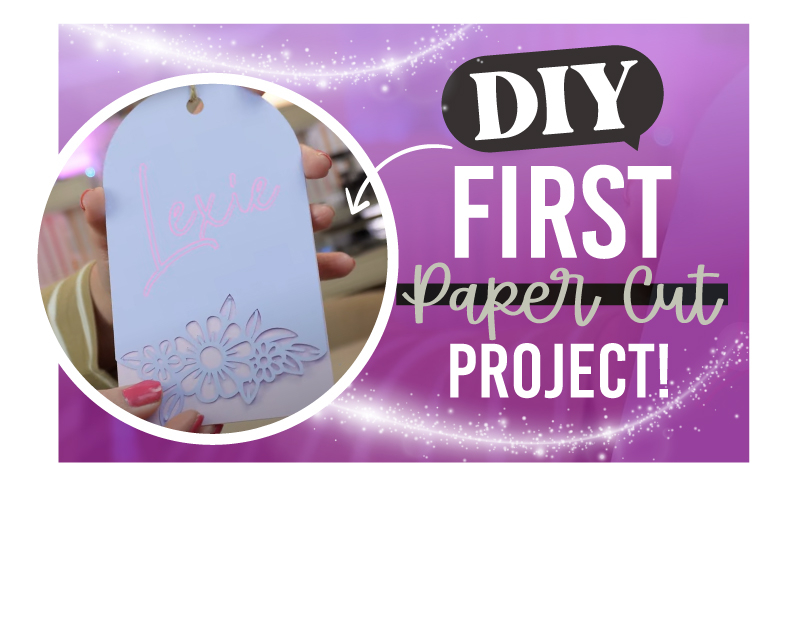 Beginner Cricut Project: How to Make a Paper Cut Gift Tag with Cricut