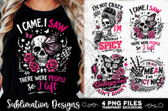 Sarcastic PNG Funny Sublimation 4 Designs Product Image 3