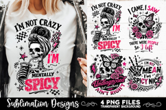 Sarcastic PNG Funny Sublimation 4 Designs Product Image 4