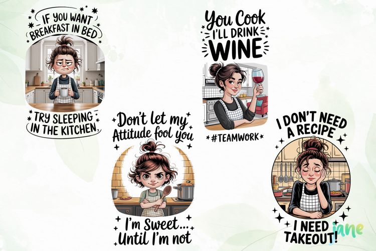 Sassy Mom Kitchen Quotes