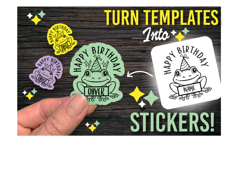 How to Make Quick Stickers Using Easy Edit and Craft Designer
